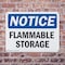 Signmission Flammable Storage OSHA Notice Sign, Plastic, 10in W x 7in L, 2PK OS-2PACK-NS-P-710-L-12782 - alternate 6